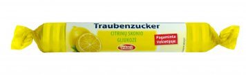 INTACT-Traubenzucker Rollen citrinos skonio tabletės, 40 g