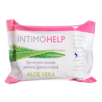 INTIMOHELP, drėgnos intymios higienos servetėlės, 20 vnt