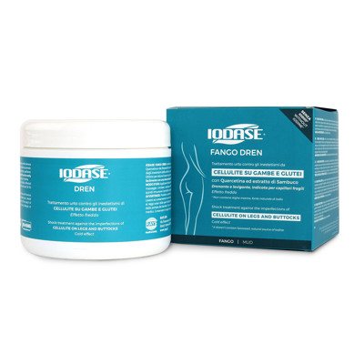 IODASE FANGO (DREN) MUD kosmetinis purvas kūno odai, 500 g