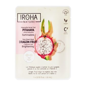IROHA veido kaukė su drakono vaisiumi ir hialurono rūgštimi, 20 ml