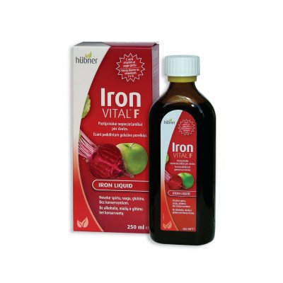 IRON VITAL F tonikas su geležimi, 250 ml