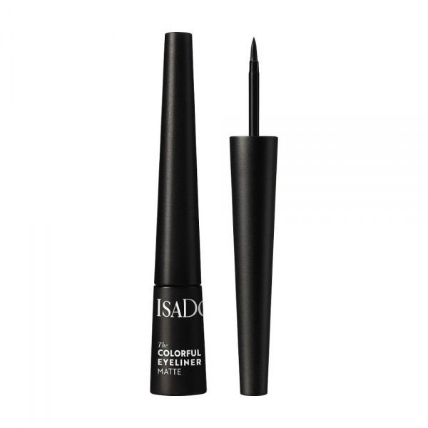ISADORA akių apvadas THE COLORFUL EYELINER MATTE BLACK, 2.5 ml