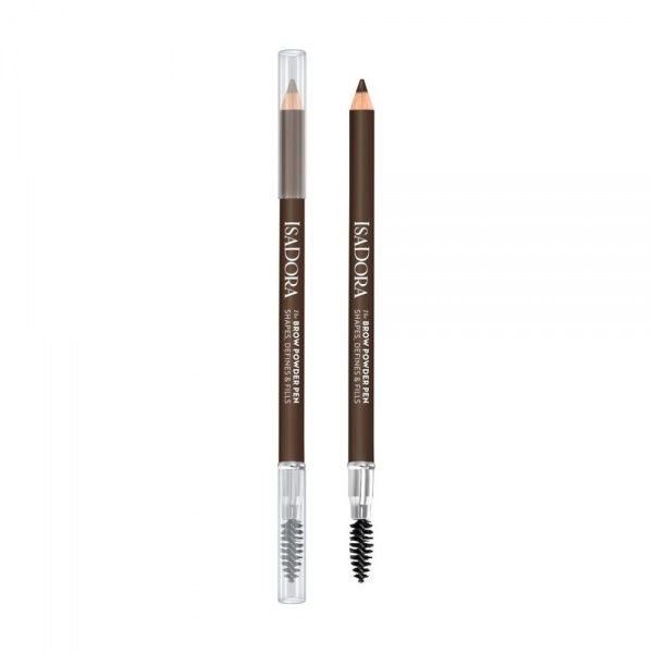 ISADORA antakių pieštukas THE BROW POWDER PEN, 02 Dark Brown, 1.1 g