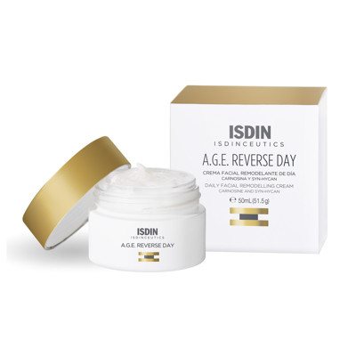 ISDIN A.G.E. REVERSE DAY, veido kontūrus koreguojantis dieninis kremas, 50 ml