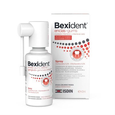ISDIN BEXIDENT, burnos purškiklis su 0,2 proc. chlorheksidino, 40 ml