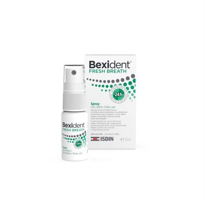 ISDIN BEXIDENT FRESH BREATH, burnos gaiviklis, 15 ml