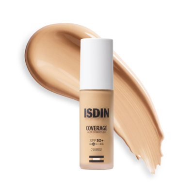 ISDIN COVERAGE 2 BEIGE, apsauginė kreminė pudra, SPF50+, 30 g