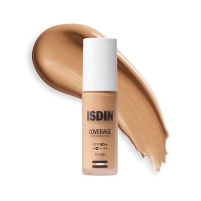 ISDIN COVERAGE 3 SAND, apsauginė kreminė pudra, SPF50+, 30 g