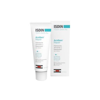 ISDIN drėkinamasis, atkuriamasis veido kremas-gelis ACNIBEN REPAIR, 40 ml