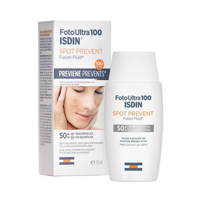 ISDIN FOTOULTRA 100, apsauginė emulsija veidui nuo pigmentinių dėmių, 50 ml