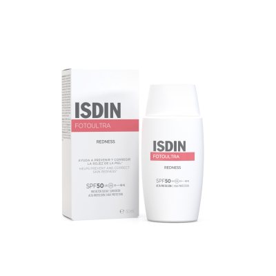 ISDIN FotoUltra REDNESS apsauginė veido emulsija SPF50, 50 ml