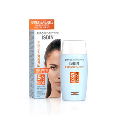 ISDIN FU apsauginė veido emulsija Fusion Water, SPF50+, 50 ml