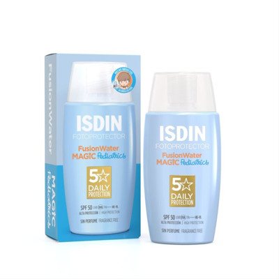 ISDIN FUSION WATER PEDIATRICS, veido emulsija vaikams, SPF50, 50 ml