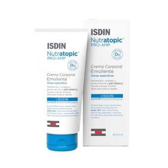 ISDIN NUTRATOPIC PRO-AMP, kūno kremas emolientas, 200 ml