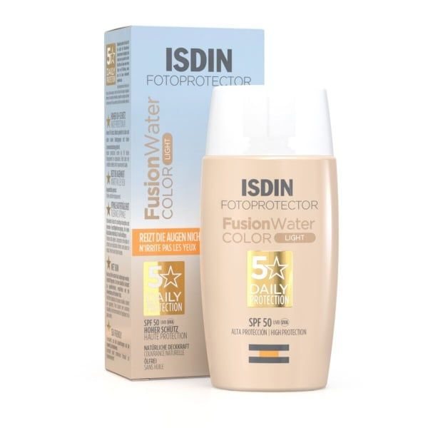 ISDIN tonuojanti veido emulsija FOTOPROTECTOR FUSION WATER, light, SPF50, 50 ml