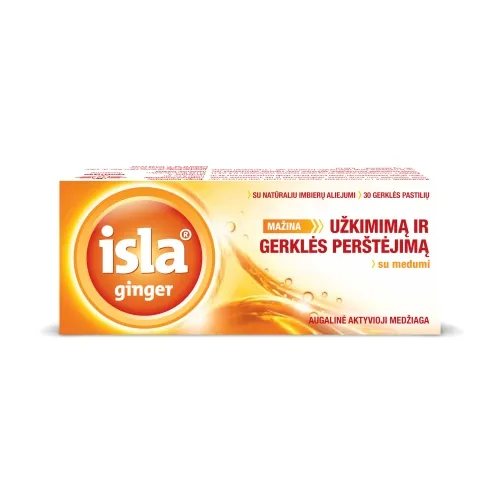 ISLA GINGER, 30 pastilių