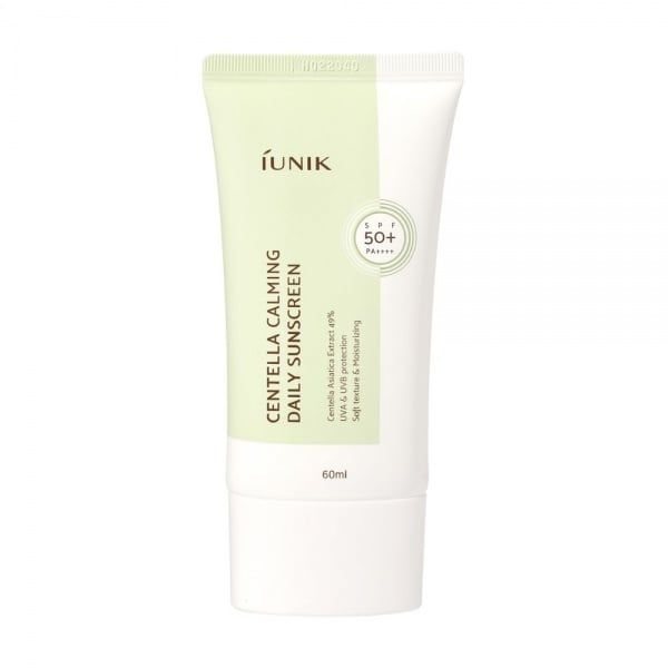 IUNIK apsauginis veido kremas nuo saulės CENTELLA CALMING DAILY SUNSCREEN, SPF50+, 60 ml