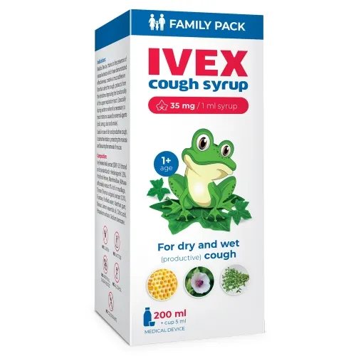 Ivex, sirupas nuo kosulio, 200 ml