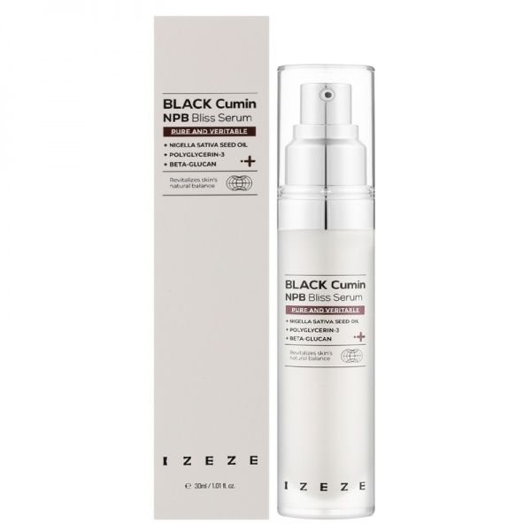 IZEZE veido serumas BLACK CUMIN NPB BLISS SERUM, 30 ml