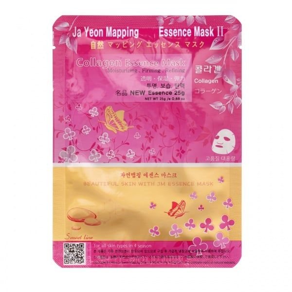JA YEON MAPPING lakštinė veido kaukė COLLAGEN ESSENCE, 1 vnt