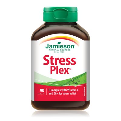 JAMIESON STRESS PLEX, 90 tablečių (galiojimas iki 2026.11.30)