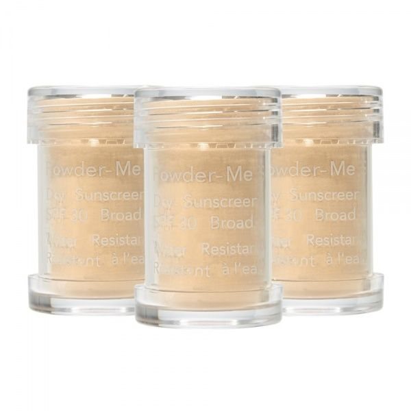 JANE IREDALE sausa veido ir kūno apsauga nuo saulės POWDER-ME, Tanned, SPF30, papildymas, 7.5 g