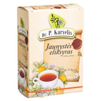 JAUNYSTĖS ELIKSYRAS arbata, 50 g