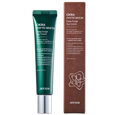 JAYJUN OKRA Phyto Mucin giliai veikiantis paakių kremas, ., 30 ml