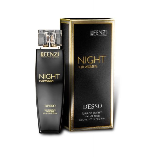 JFENZI parfumuotas vanduo moterims DESSO NIGHT, 100 ml