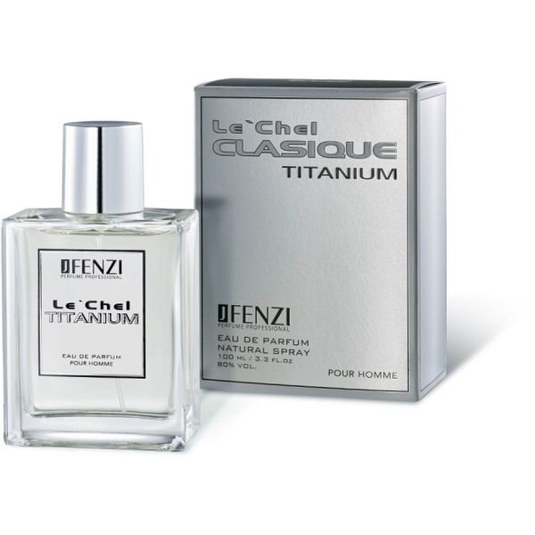 JFENZI parfumuotas vanduo vyrams LE CHEL CLASIQUE TITANIUM, 100 ml