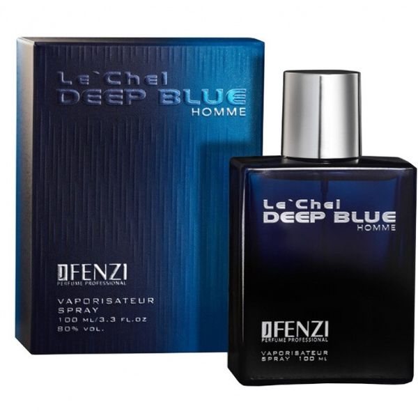 JFENZI parfumuotas vanduo vyrams LE CHEL DEEP BLUE, 100 ml