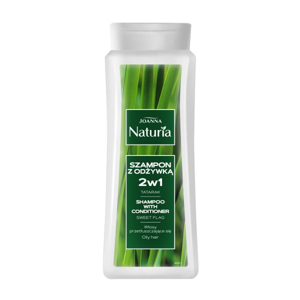 JOANNA šampūnas ir kondicionierius su ajerais riebiai odai NATURIA, 500 ml