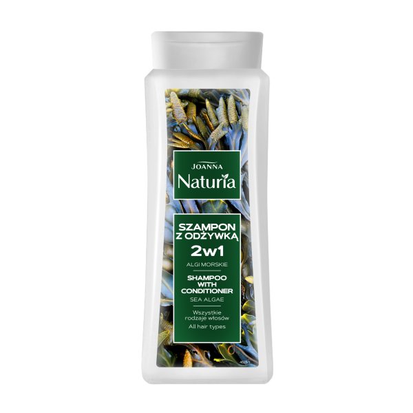 JOANNA šampūnas ir kondicionierius su dumblių ekstraktu NATURIA, 500 ml