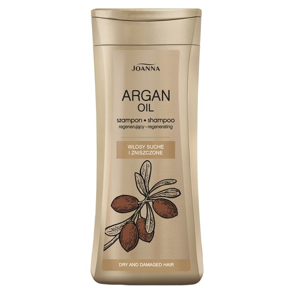 JOANNA šampūnas sausiems ir pažeistiems plaukams ARGAN OIL, 200 ml