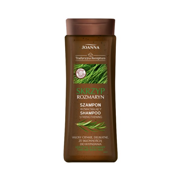 JOANNA šampūnas silpniems plaukams su rozmarinais TRADITIONAL RECIPES, 300 ml
