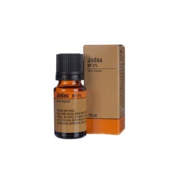 JODO BP 50 mg/ml odos tirpalas N1, 10 ml