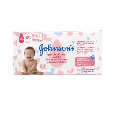 JOHNSON’S universalios drėgnos servetėlės visam kūnui N20