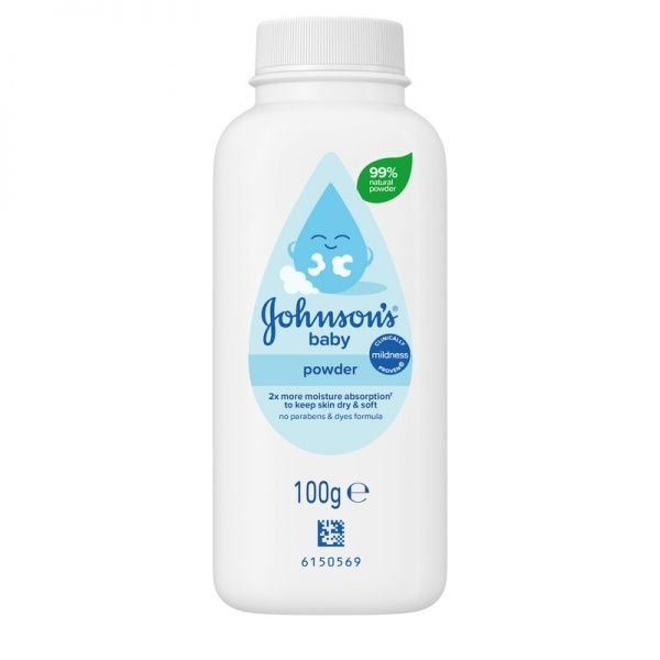 JOHNSONS vaikiška pudra BABY, 100 g