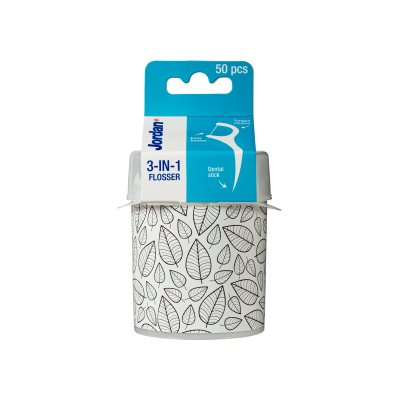 JORDAN 3-IN-1 tarpdančių siūlas FLOSSER N50
