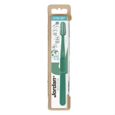JORDAN CLEAN SMILE CARE, dantų šepetėlis, vaikiškas, 5-10 metų, ypač minkštas