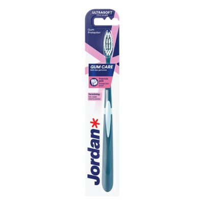 JORDAN CLINIC GUM PROTECTOR SUPER SOFT, dantų šepetėlis, ypač minkštas, su dėklu