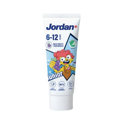 JORDAN, dantų pasta vaikams, 6-12 metų, 50 ml