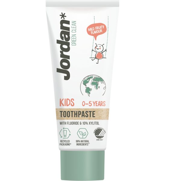 JORDAN dantų pasta vaikams GREEN CLEAN, 0-., 50 ml, 5 m