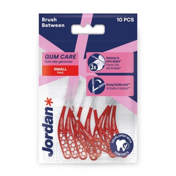 JORDAN tarpdančių šepetėliai BRUSH BETWEEN, S dydis, 10 vnt