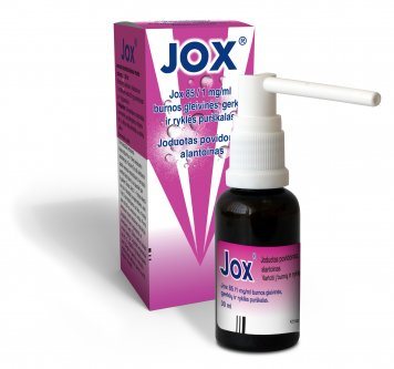 JOX 85MG/1MG/ML BURNOS PURŠKALAS, 30 ml