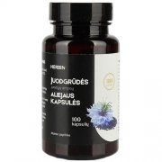 Juodųjų kmynų aliejus HERBIN, 100 kaps.