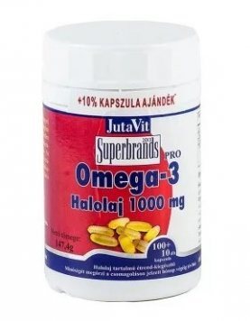JUTAVIT Omega-3 1000 mg kapsulės N110