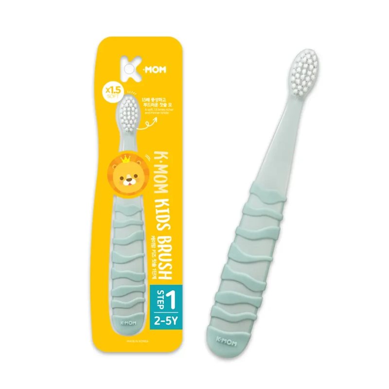 K-MOM dantų šepetėlis vaikams nuo 2-. (mėtinės sp.), 5 m