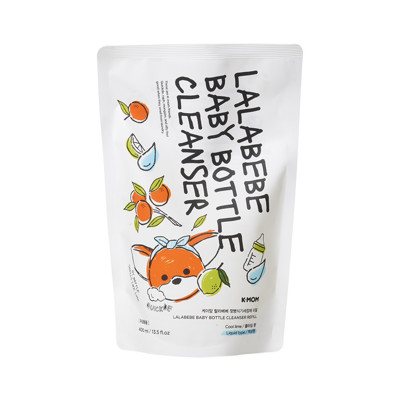 K-MOM Lalabebe maitinimo buteliukų, vaisių ir daržovių ploviklis, . papildymas, 400 ml