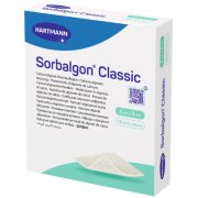 Kalcio alginato tvarstis SORBALGON CLASSIC 10vnt., 5 x 5 cm